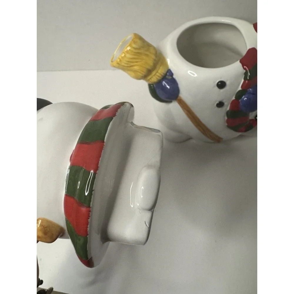 Vintage‎ Snowman Decorative Christmas Tea Pot